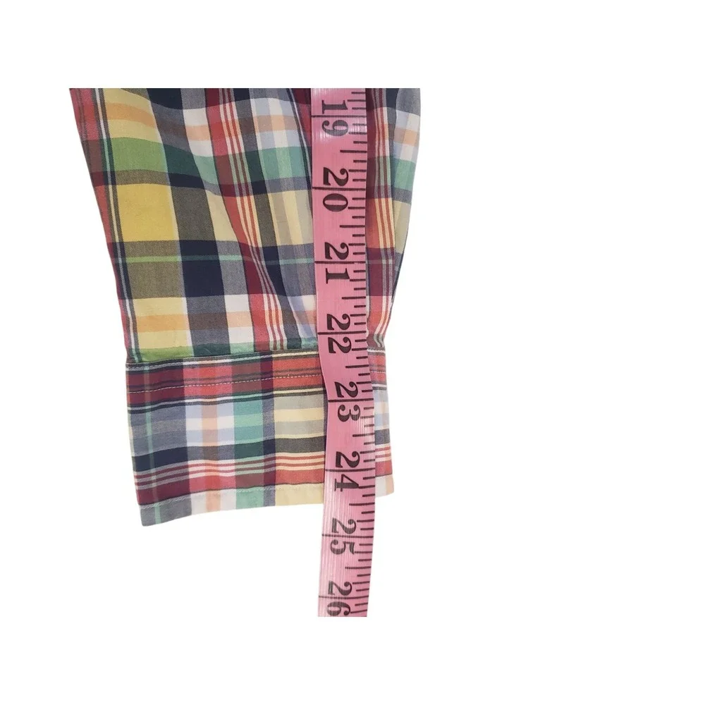 Ralph Lauren Button Up Long Sleeve Shirt Mens Multicolor‎ S Plaid Classic Fit